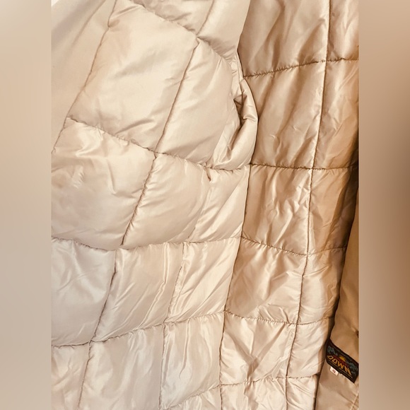 Vintage Women's Goose Down Jacket Coat Large Faux Fur Collar Eddie Bauer Seattle - Picture 8 of 8